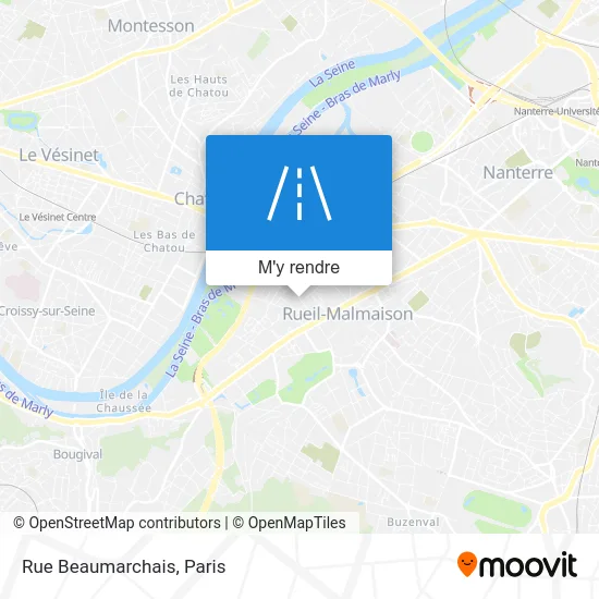 Rue Beaumarchais plan