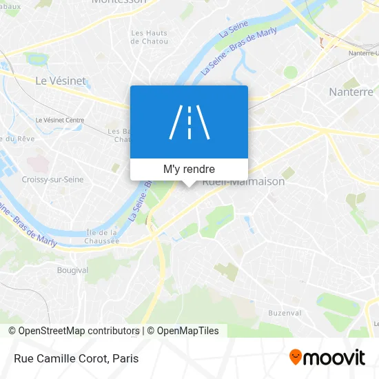 Rue Camille Corot plan