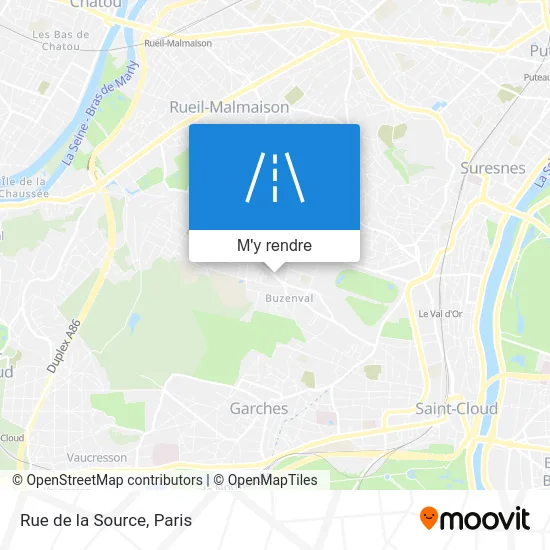 Rue de la Source plan