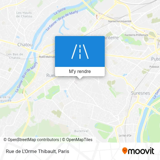 Rue de L'Orme Thibault plan