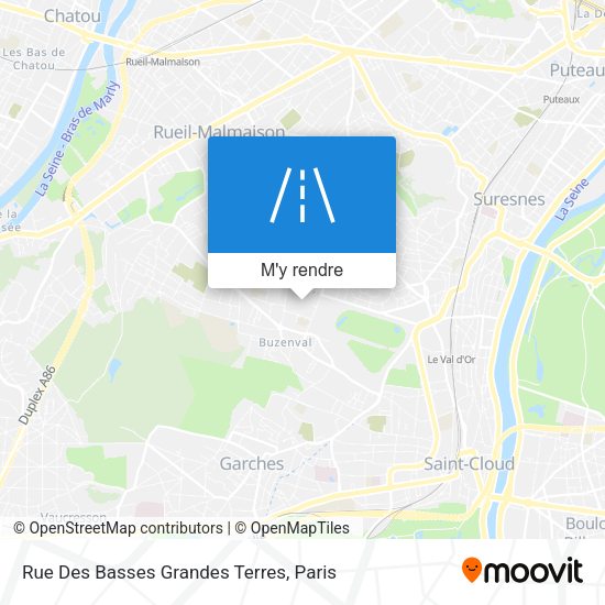 Rue Des Basses Grandes Terres plan