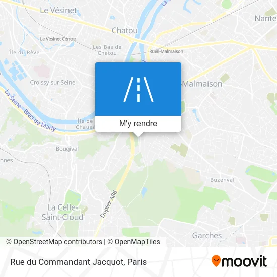 Rue du Commandant Jacquot plan