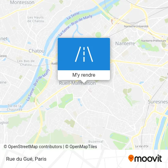 Rue du Gué plan