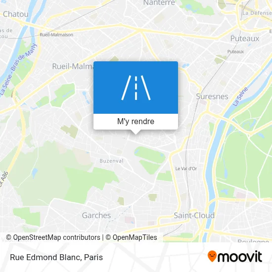 Rue Edmond Blanc plan
