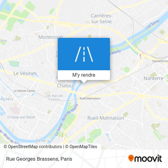 Rue Georges Brassens plan