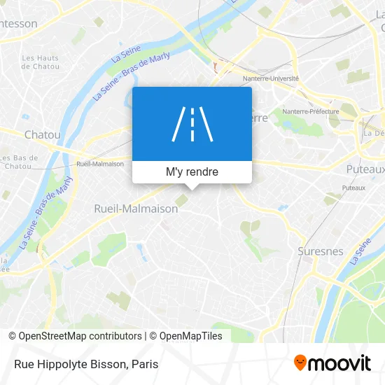 Rue Hippolyte Bisson plan