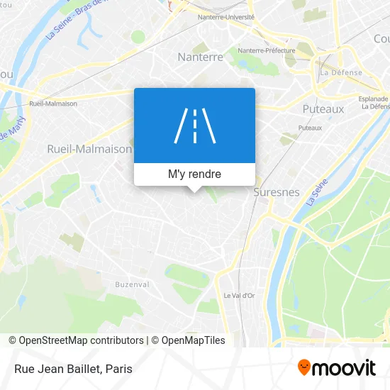 Rue Jean Baillet plan