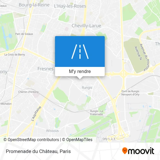 Promenade du Château plan