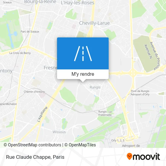 Rue Claude Chappe plan