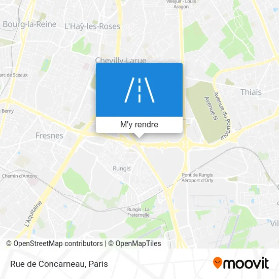 Rue de Concarneau plan