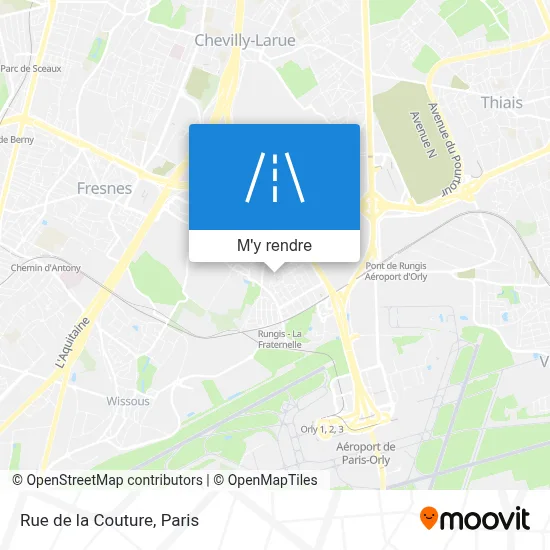 Rue de la Couture plan