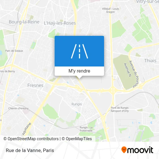 Rue de la Vanne plan