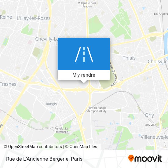 Rue de L'Ancienne Bergerie plan