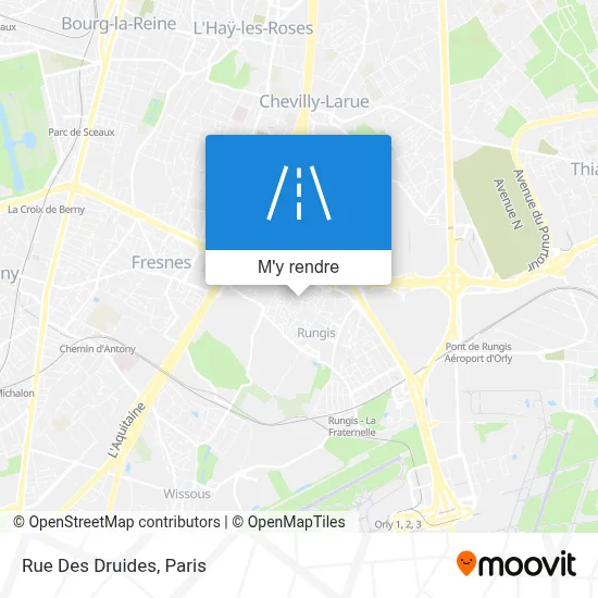 Rue Des Druides plan