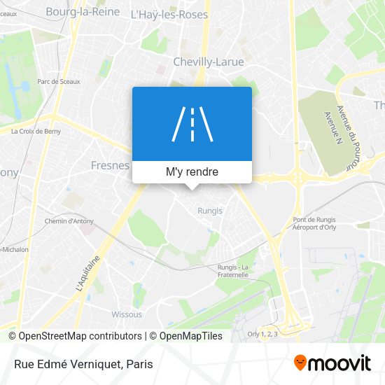 Rue Edmé Verniquet plan