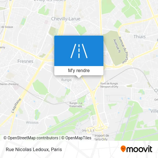 Rue Nicolas Ledoux plan