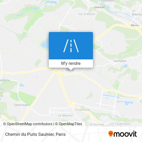 Chemin du Puits Saulnier plan