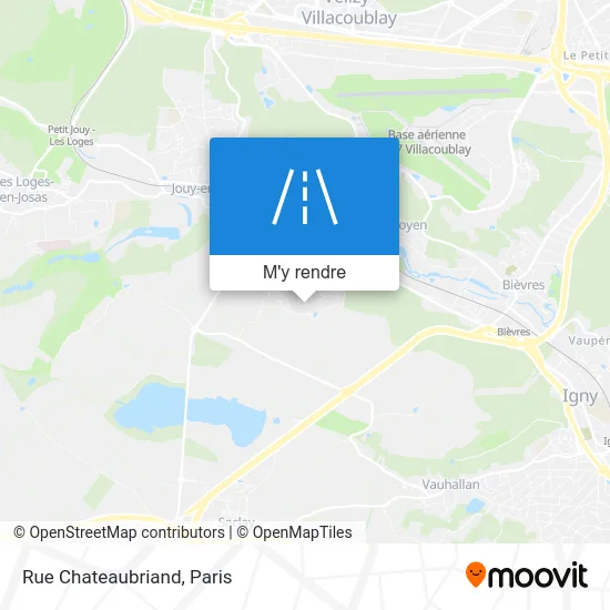 Rue Chateaubriand plan