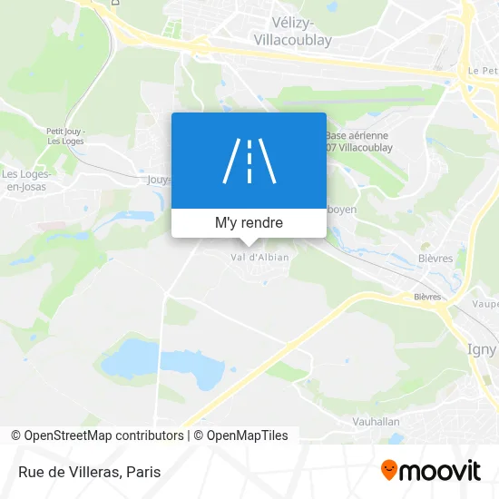 Rue de Villeras plan