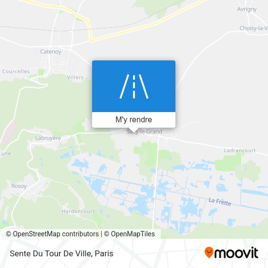 Sente Du Tour De Ville plan