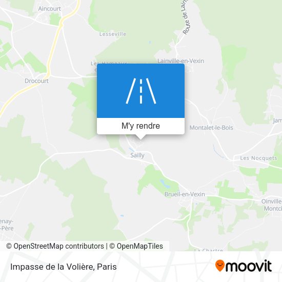Impasse de la Volière plan