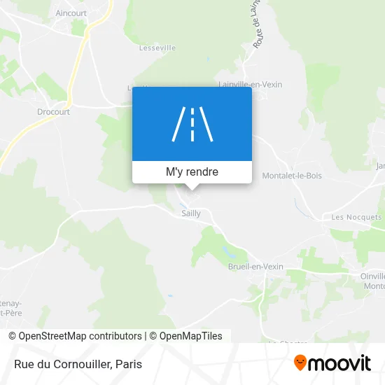 Rue du Cornouiller plan