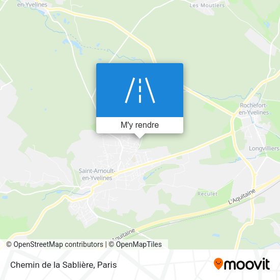 Chemin de la Sablière plan