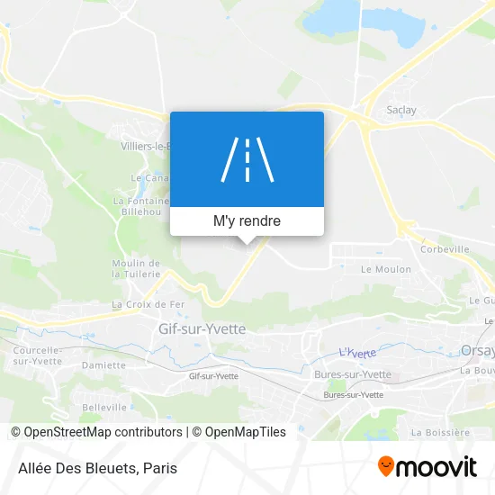 Allée Des Bleuets plan