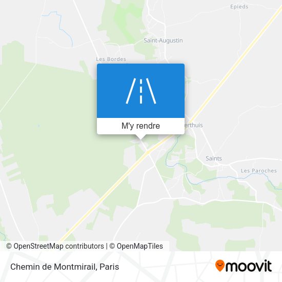 Chemin de Montmirail plan