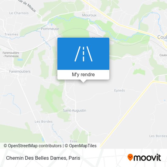 Chemin Des Belles Dames plan