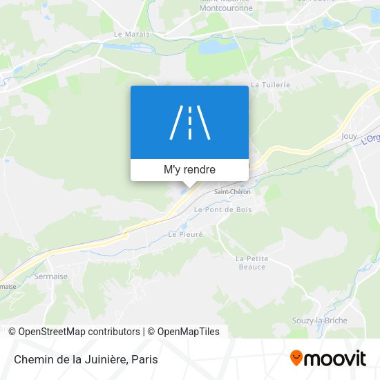 Chemin de la Juinière plan
