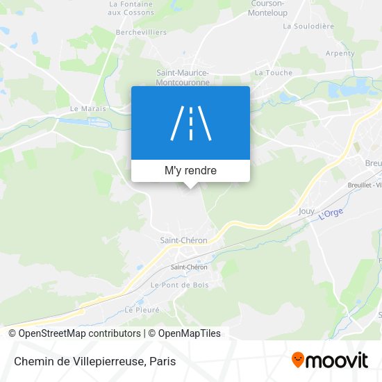 Chemin de Villepierreuse plan