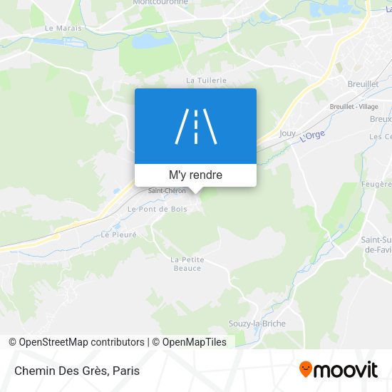 Chemin Des Grès plan