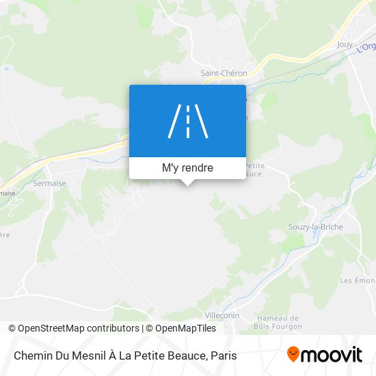 Chemin Du Mesnil À La Petite Beauce plan