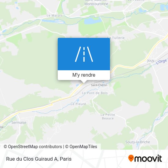 Rue du Clos Guiraud A plan