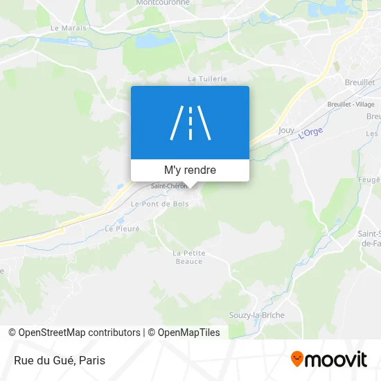Rue du Gué plan