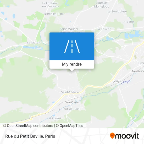 Rue du Petit Baville plan