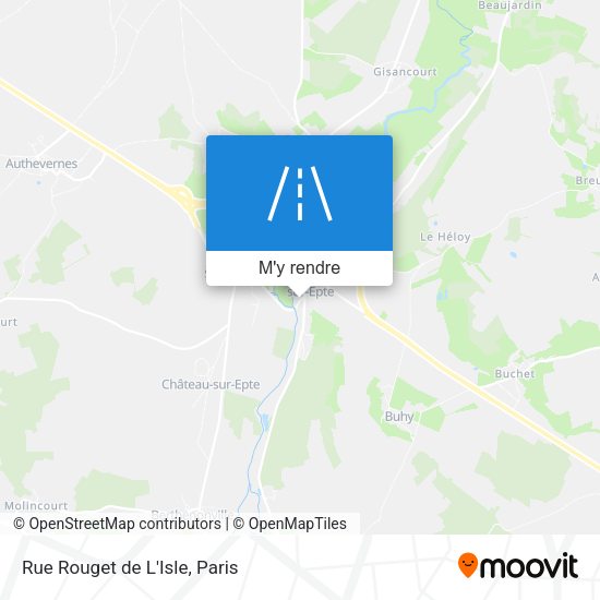 Rue Rouget de L'Isle plan
