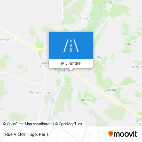 Rue Victor Hugo plan