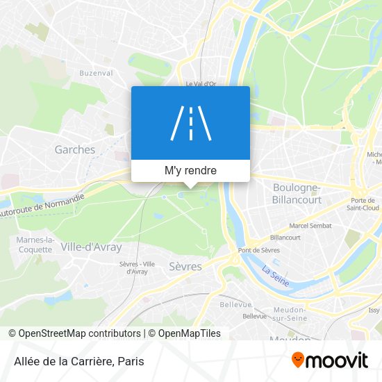 Allée de la Carrière plan