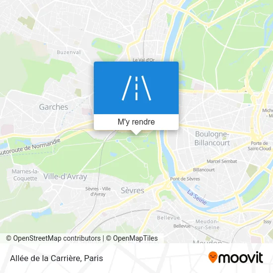 Allée de la Carrière plan