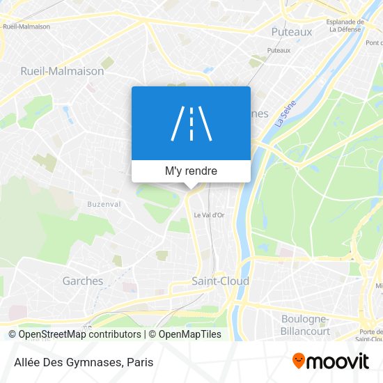 Allée Des Gymnases plan
