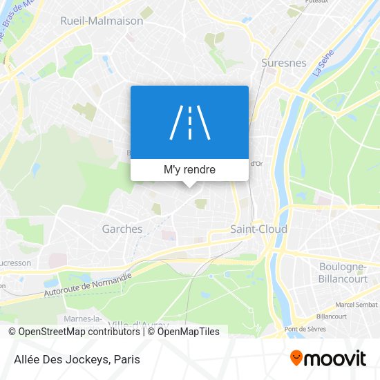 Allée Des Jockeys plan