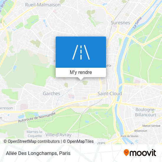 Allée Des Longchamps plan