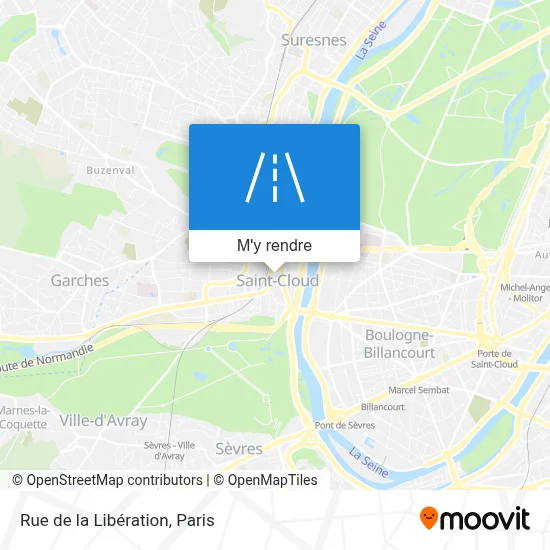 Rue de la Libération plan