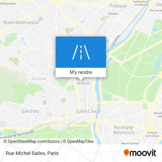 Rue Michel Salles plan