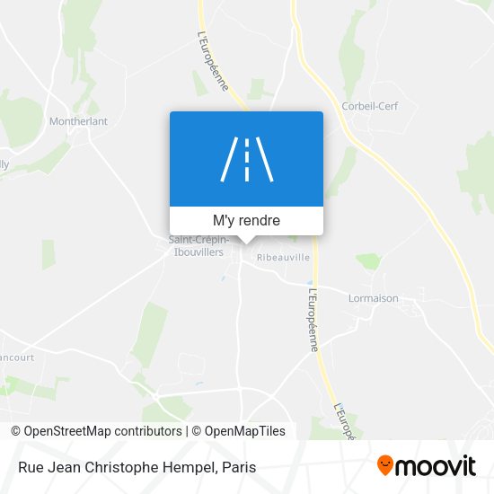 Rue Jean Christophe Hempel plan