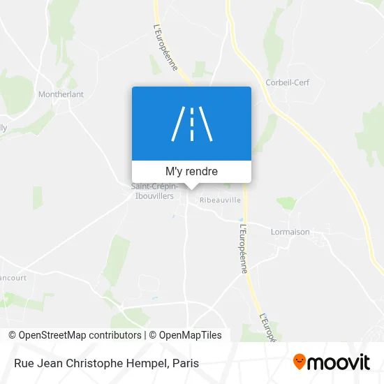 Rue Jean Christophe Hempel plan