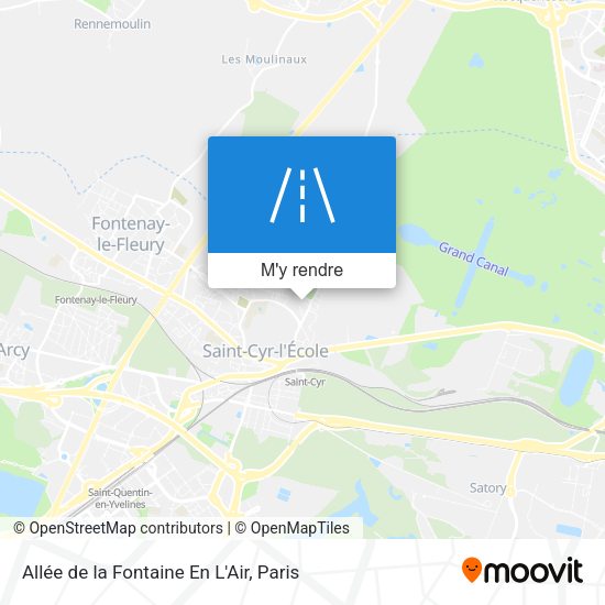 Allée de la Fontaine En L'Air plan