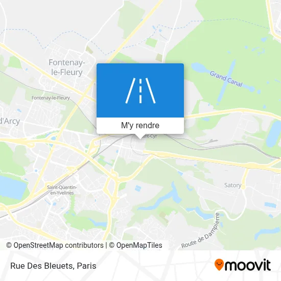 Rue Des Bleuets plan